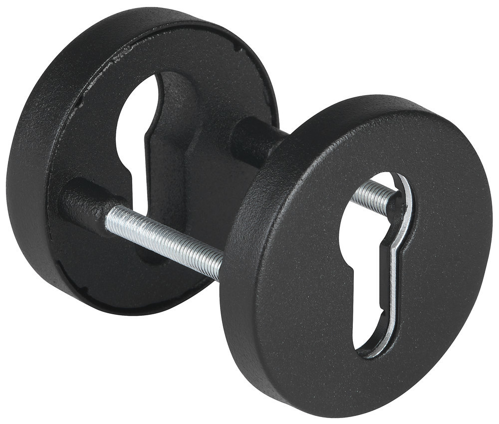 HERMAT Paar Schutz-Schlüsselrosette 2073.S, Edelstahl