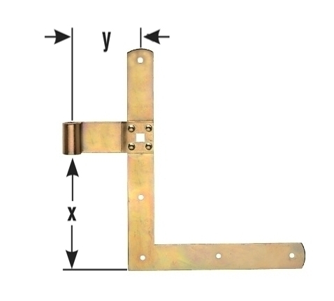 POLLMANN Winkelband 25, Rolle Ø 12 mm, gelb verzinkt
