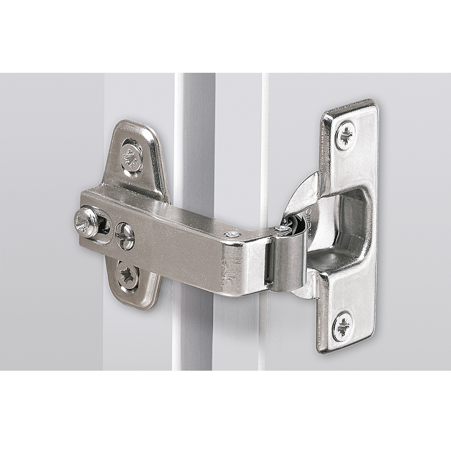 HETTICH Perfekt 5737 W90, TH 42, zum Anschrauben (Scharnier und Montageplatte, 69603