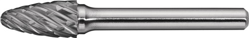 PROMAT Frässtift RBF Special Steel D.8mm Kopf-L.18mm Schaft-D.6mm HM Verz.Kreuz PROMAT