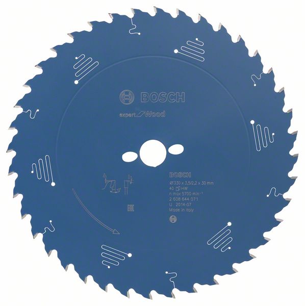 BOSCH Kreissägeblatt Expert for Wood, 330 x 30 x 3,5 mm, 40