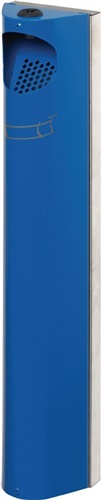 VAR Wandascher B110xT74xH550mm enzianblau verschließbar