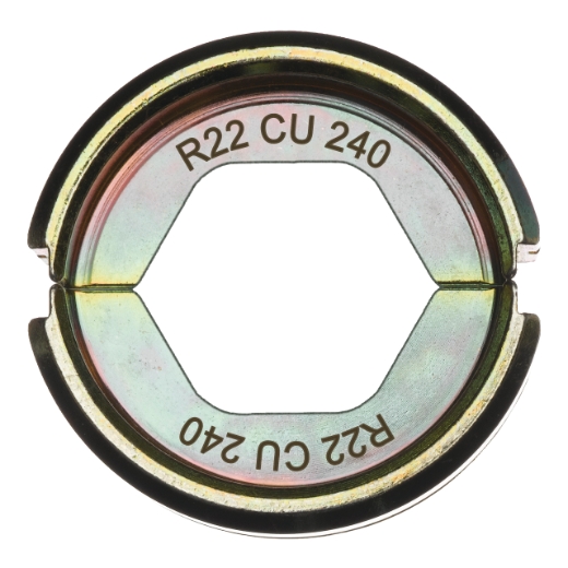 MILWAUKEE R22 Cu 240 für Standard Rohrkabelschuh Presseinsatz für hydraulisches Akku-Presswerkzeug