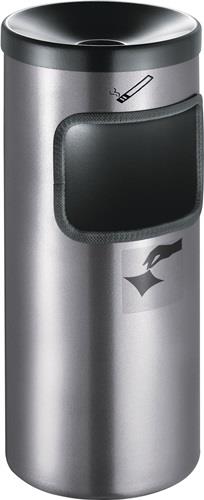 TKG Sicherheitswandascher Ø180xH410mm graphit m.Kippvorrichtung TKG