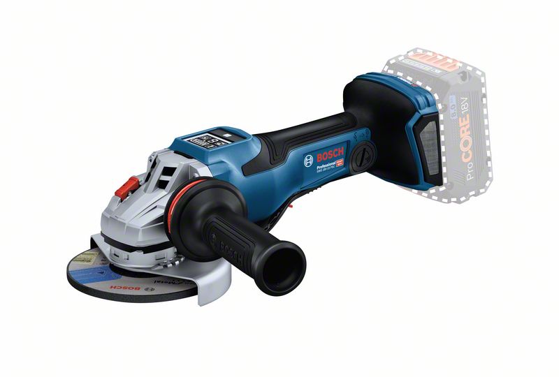 BOSCH Akku-Winkelschleifer BITURBO GWS 18V-15 PSC, solo, L-BOXX