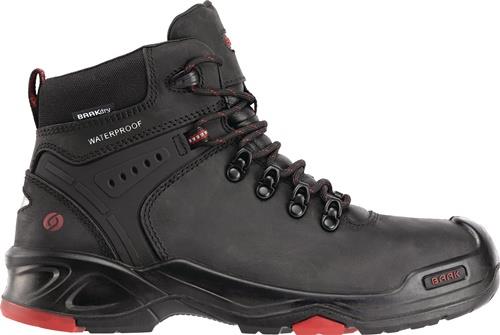 BAAK Sicherheitsstiefel Bailey Gr.45 schwarz/rot Leder S3 SRC HRO WR EN20345 BAAK BAAK Sicherheitsstiefel Bailey Gr.45 schwarz/rot Leder S3 SRC HRO WR EN20345 BAAK