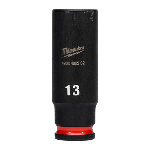 MILWAUKEE 13 x 50 mm SHOCKWAVE Schlagnuss 1/4" lang