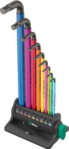 WERA Winkelschraubendrehersatz 950/9 Hex-Plus Multicolour 3 10-tlg.metrisch WERA Winkelschraubendrehersatz 950/9 Hex-Plus Multicolour 3 10-tlg.metrisch