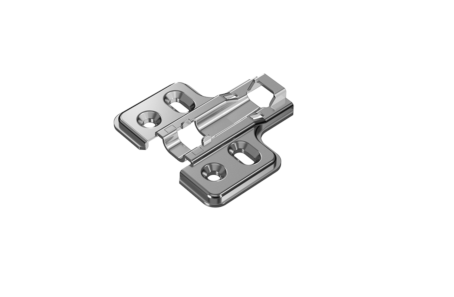 HETTICH Veosys Kreuzmontageplatte zum Anschrauben, Lochreihe 37 x 32 mm, Distanz mm 0.0 mm, 9289598