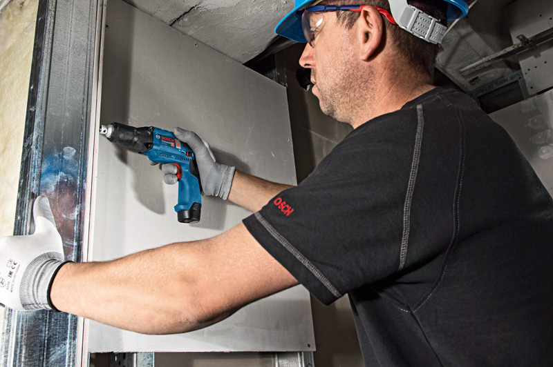 BOSCH Akku-Trockenbauschrauber GTB 12V-11, Solo Version, L-BOXX