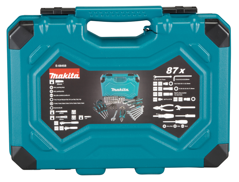 MAKITA Werkzeug-Set 87-tlg. E-08458