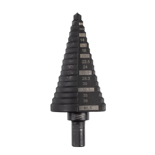 MILWAUKEE 6 bis 40,5 mm, 1,5-3 mm Stufen Stufenbohrer