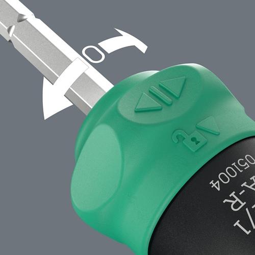 WERA Magazinbithalter Kraftform Kompakt 26 RA-R 6-tlg.m.Tasche WERA