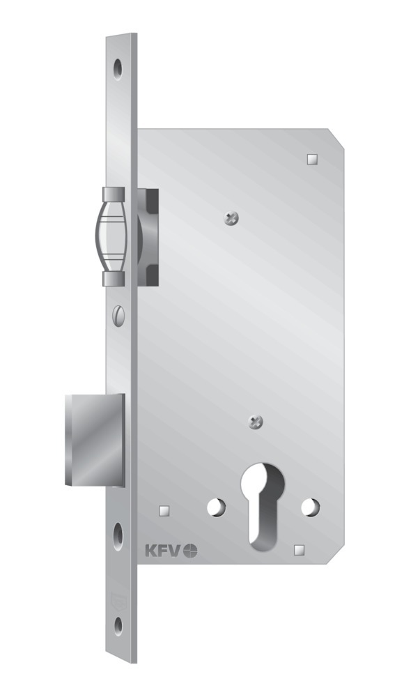 KFV Pendeltürschloss SSP 486, Stahl 3325390 KFV Pendeltürschloss SSP 486, Stahl 3325390