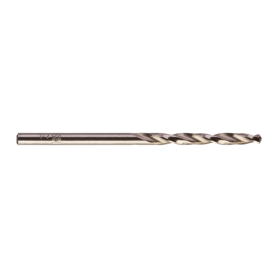 MILWAUKEE 3,0 x 61 mm, HSS-G Metallbohrer HSS-G THUNDERWEB DIN 338 10er Pack