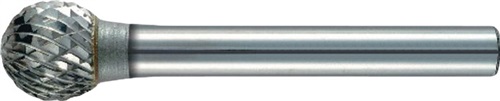 PROMAT Frässtift KUD D.3mm Kopf-L.2,5mm Schaft-D.3mm HM Verz.Kreuz PROMAT