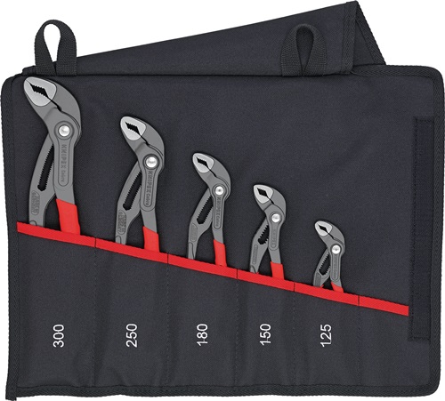 KNIPEX Zangensatz Cobra®-Set Inh.5-tlg.grau atram.Pappkarton KNIPEX