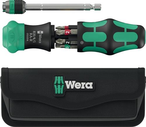 WERA Magazinbithalter Kraftform Kompakt 20 RA-R 6-tlg.m.Tasche WERA