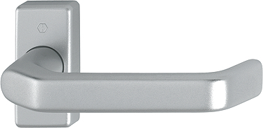 HOPPE® Drücker-Halbgarnitur ohne Schlüsselrosette Liverpool 1313G/44, ohne Stütznocken, Aluminium