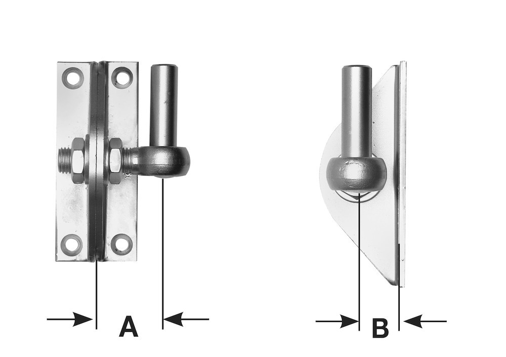 POLLMANN Haken D5 A, gelb verzinkt