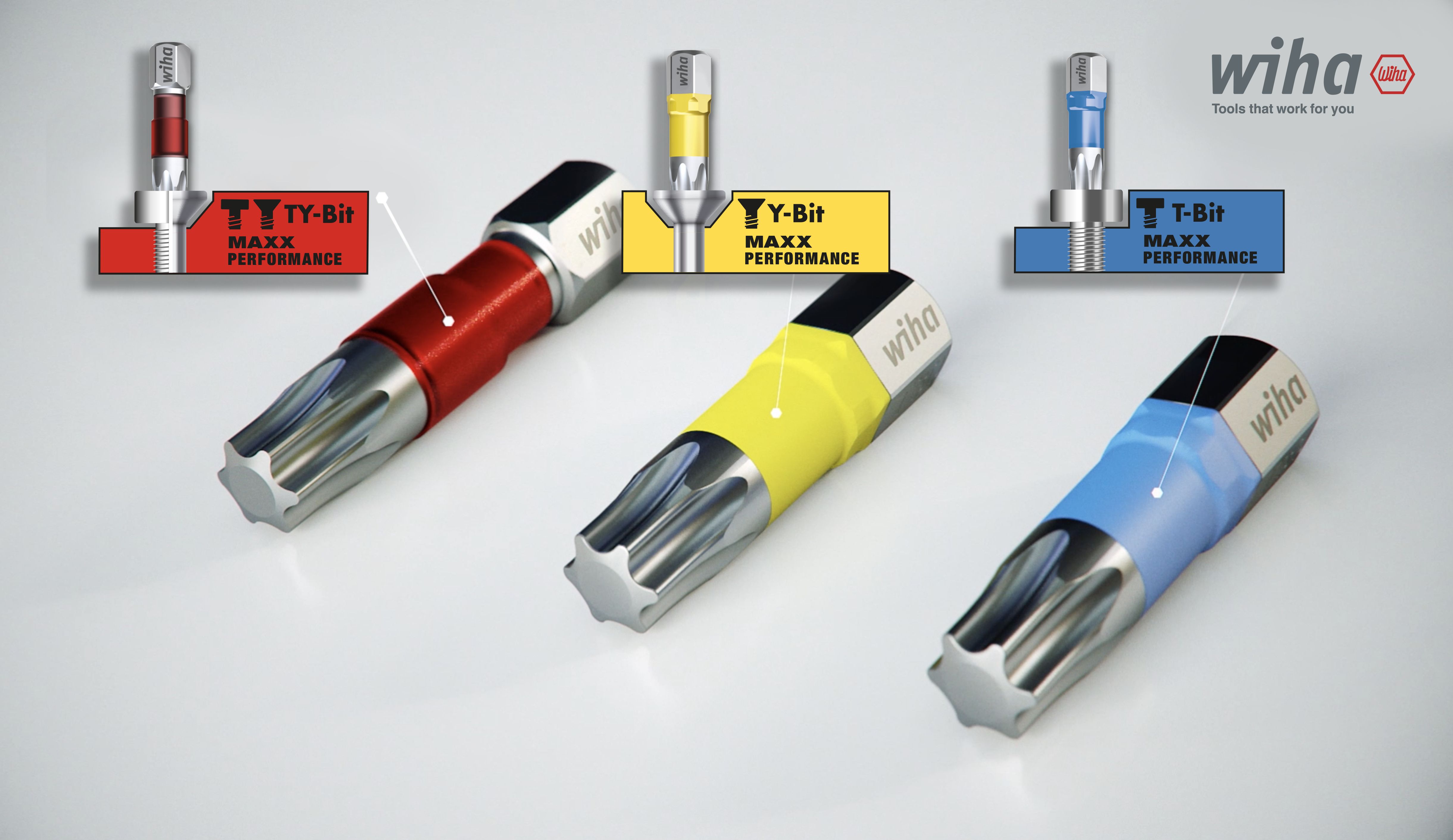 Wiha Bit Set TY-Bit 29 mm TORX® (T25) 5-tlg. 1/4" C6,3 in Box (42111)