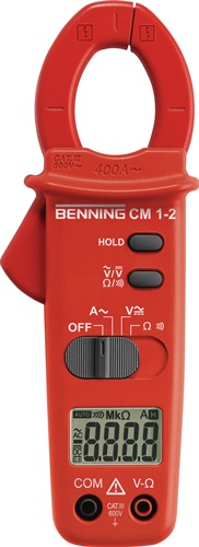 Stromzangenmultimeter CM 1-2 0,1 A-400 A CAT III 600 V BENNING Stromzangenmultimeter CM 1-2 0,1 A-400 A CAT III 600 V BENNING