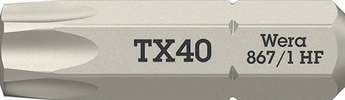 WERA Bit 867 TORX® HF 1/4 Zoll TX 40 L.25mm o.Farbleitsystem WERA