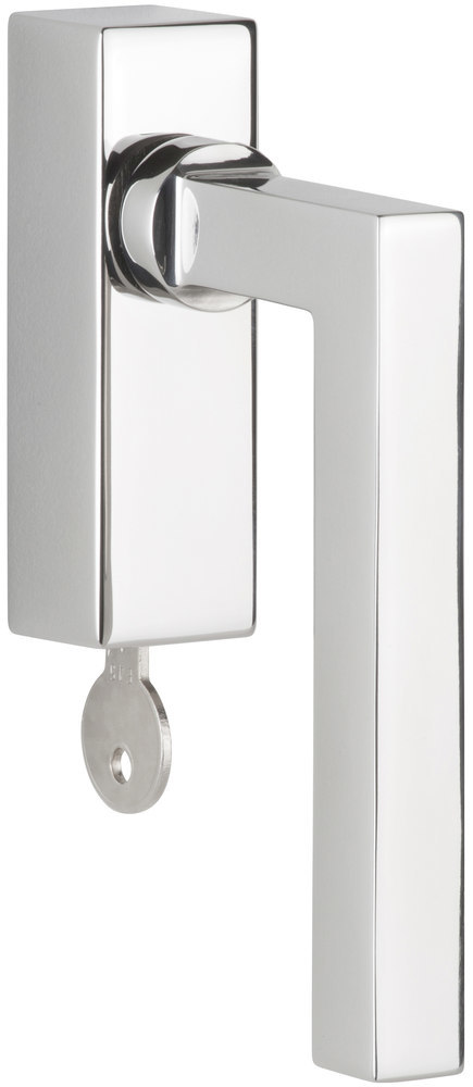 HERMAT Fenstergriff abschließbar SQUARE 1835/DKSI, Edelstahl