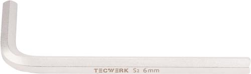 TECWERK Sechskantwinkelschraubendreher SW 6mm kurz 90x32mm TECWERK