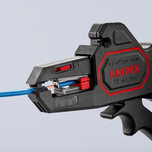 KNIPEX Automatikabisolierzange L.180mm 0,2-6 (AWG 24-10) mm² KNIPEX