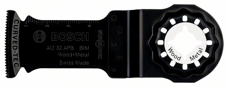 BOSCH BIM Tauchsägeblatt AIZ 32 APB, Wood and Metal, 50 x 32 mm