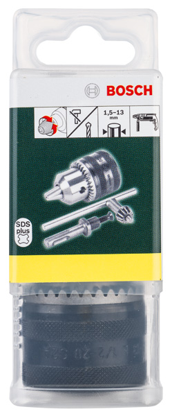 BOSCH SDS plus-Adapter mit Bohrfutter, 1,5 - 13 mm