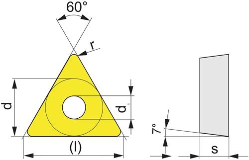 Wendeschneidplatte Bearbeitung Schlicht TECWERK