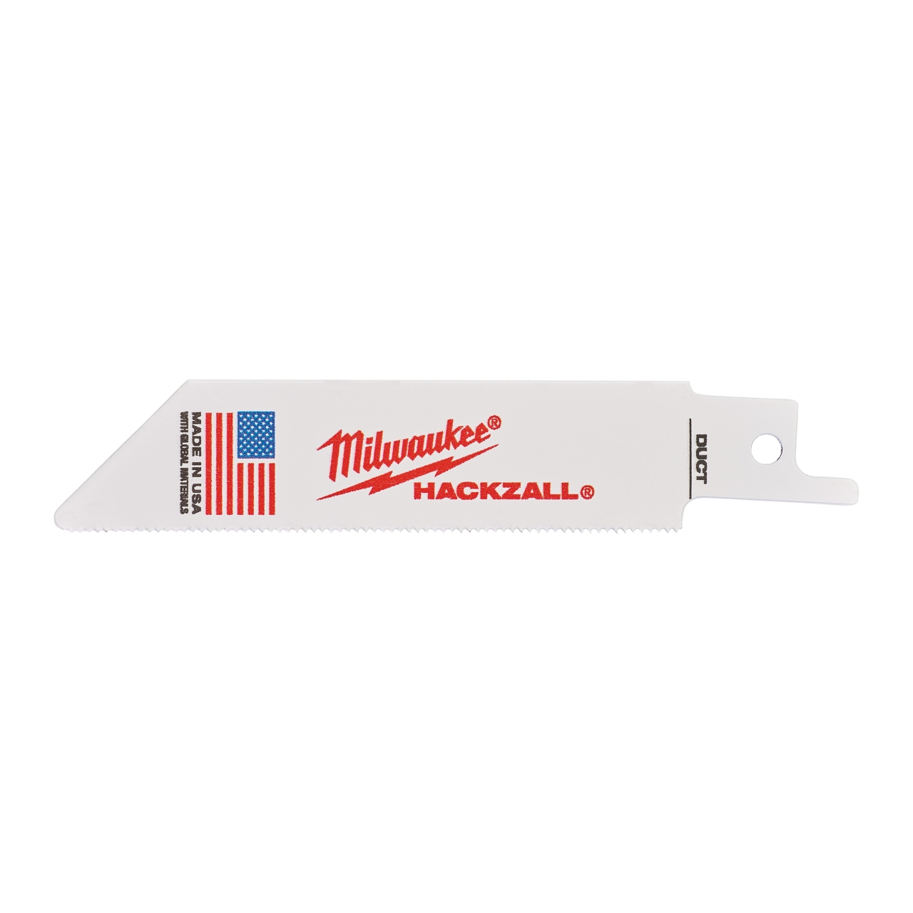 MILWAUKEE 100 x 1 mm für C12 HZ Säbelsägeblatt HACKZALL Metall
