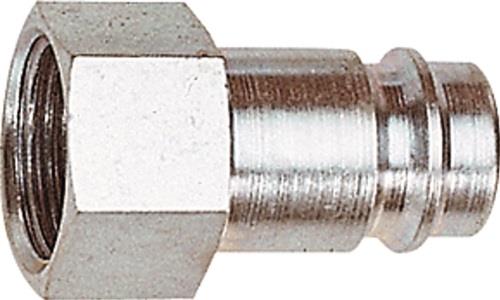 RIEGLER Stecknippel STA gehärtet/vern.Stecker DN 10 IG G 3/4 Zoll RIEGLER