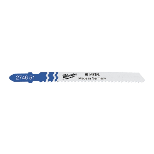MILWAUKEE 75 x 2,5 mm Stichsägeblatt Metall Bi-Metall