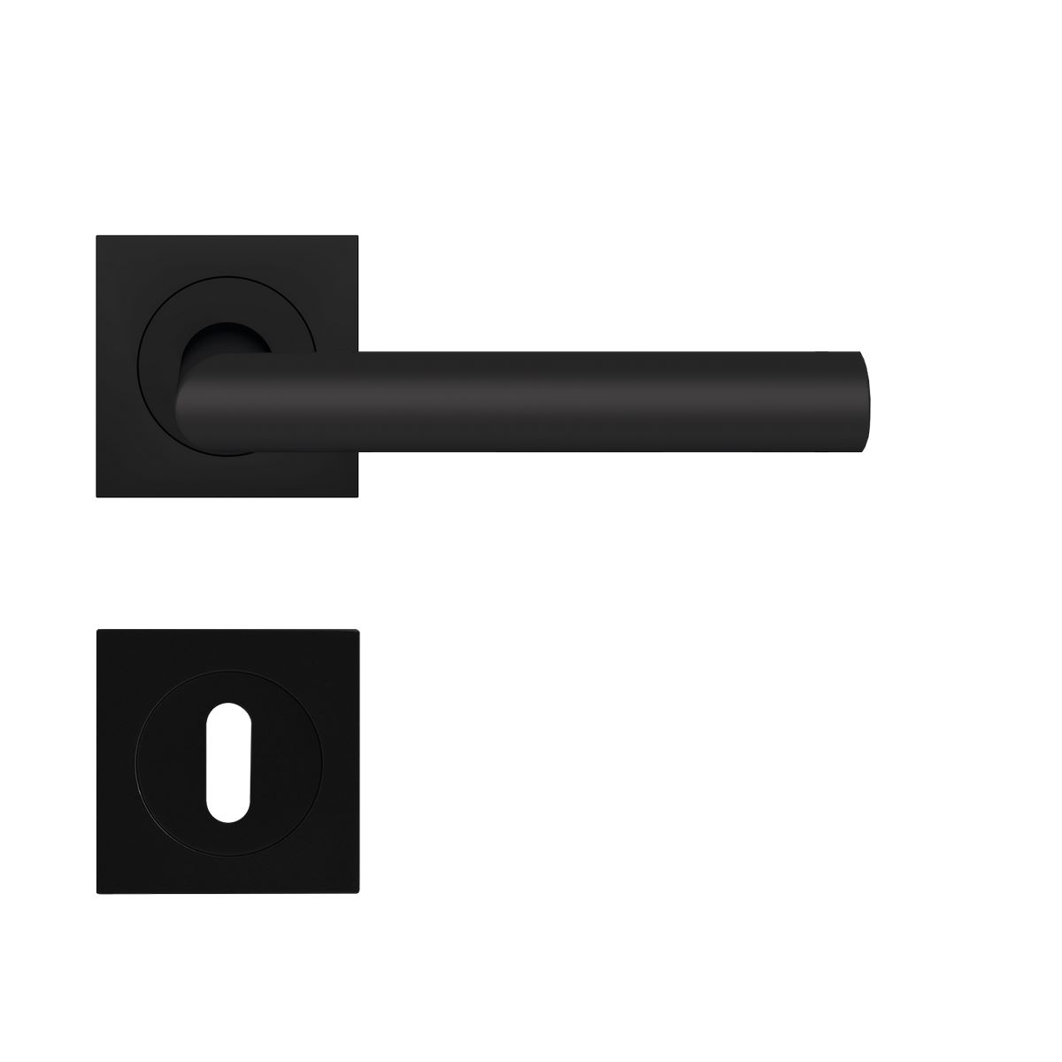 KARCHER DESIGN Drückergarnitur ER28Q BB0 83 - Rhodos, Buntbart, Edelstahl