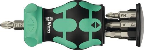 WERA Magazinbithalter KK Stubby Magazin RA 4 6-tlg.Z Schlitz/PH/PZ/4-KT.WERA