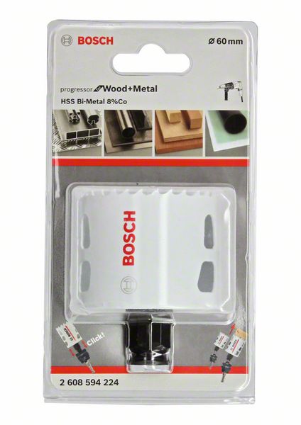 BOSCH Lochsäge Progressor for Wood and Metal, 60 mm