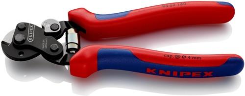 KNIPEX Drahtseilschere L.160mm pol.Mehrkomp.-Hüllen KNIPEX