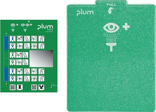 PLUM Wandbox unbefüllt Polystyrol inkl.Befestigungsmaterial,Spiegel PLUM