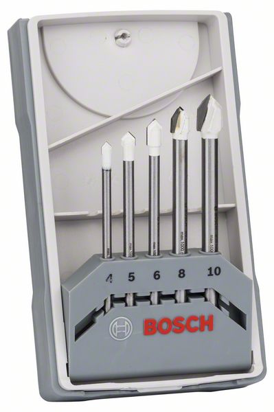 BOSCH Fliesenbohrer-Set CYL-9 Ceramic, 5-teilig, 4 - 10 mm