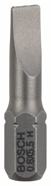 BOSCH Schrauberbit Extra-Hart S 0,8 x 5,5, 25 mm, 3er-Pack