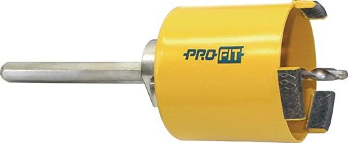 PROFIT Lochsäge Concrete Light Dry D.133mm Schnitt-T.65mm HSS Schaftausf.Click & Drill