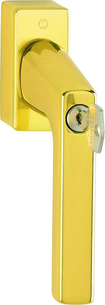 HOPPE® Fenstergriff absperrbar Dallas M0643S/US943 100NM, mit Schrauben, VarioFit, Messing, 11541435