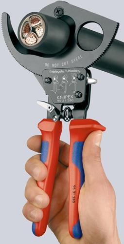 KNIPEX Kabelschneider Gesamt-L.280mm max.52 (380 mm²)mm Mehrkomp.-Hüllen KNIPEX KNIPEX Kabelschneider Gesamt-L.280mm max.52 (380 mm²)mm Mehrkomp.-Hüllen KNIPEX