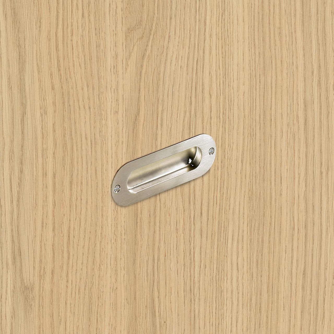 HETTICH Einsetzgriff Dodona, •–• 110, L 120 mm, B 40 mm, H 15 mm, Edelstahl gebürstet, 9070693