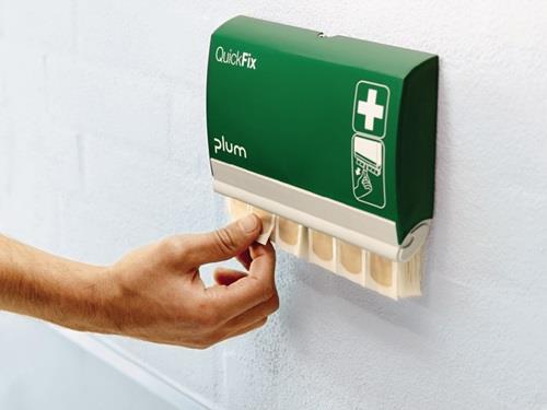 PLUM Pflasterspender QuickFix 1 B230xH135xT32ca.mm grün PLUM