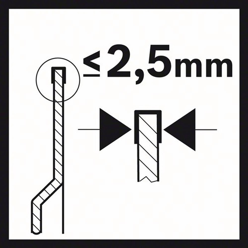 BOSCH Segmentsägeblatt ACZ 85 RT3 D.85mm Carbide-RIFF Starlock BOSCH