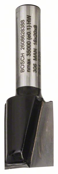 BOSCH Nutfräser Standard for Wood, 8 mm, D1 16 mm, L 20 mm, G 51 mm